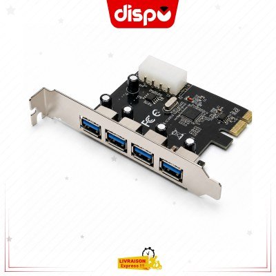 Carte PCI Express à 4 Ports USB : Ajoutez Plus de Connexions à Votre PC