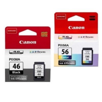 Cartouche Canon PG-46 noir et CL-56 couleur