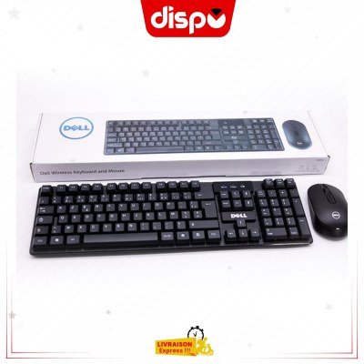 Combo Clavier et Souris Dell KM-816 Sans Fil