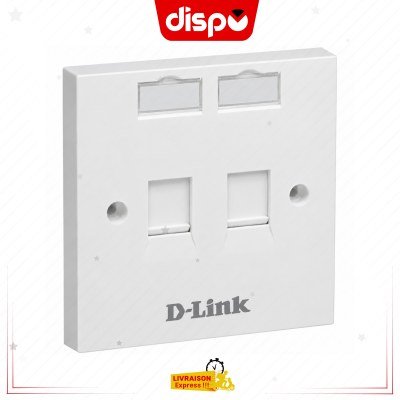 Prise murale réseau RJ45 D-Link à 2 Ports