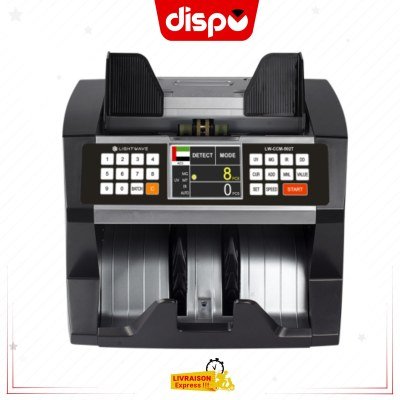 Compteuse Et Détecteur De Faux Billets Lightwave LW-CCM-502T