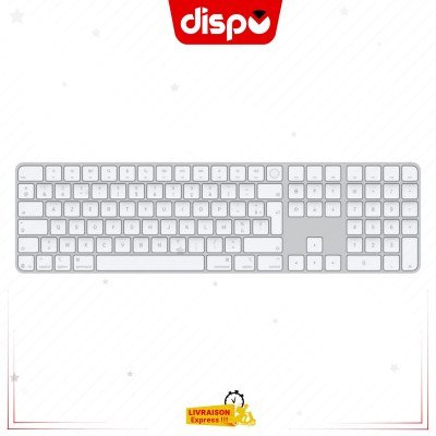 Clavier MacBook A1843 avec Touch ID et pavé numérique - Blanc