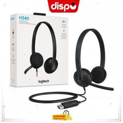 Casque USB Logitech H340 avec Microphone Antibruit