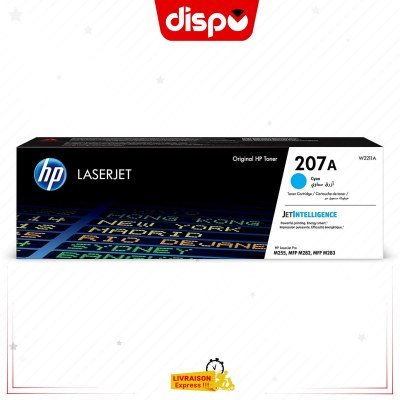 Cartouche de Toner HP 207A Bleu LaserJet