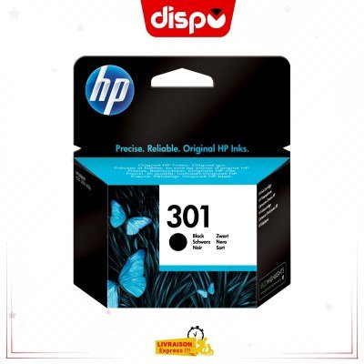 Cartouche d'Encre HP 301 Noir Originale (CH561EE)