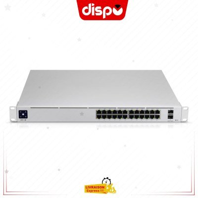 Switch Ubiquiti USW-PRO-24-POE | Commutateur UniFi Gen 2 10 Gigabit