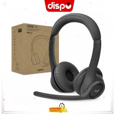 Casque Sans Fil Logitech Zone 305 Bluetooth avec Microphone Antibruit