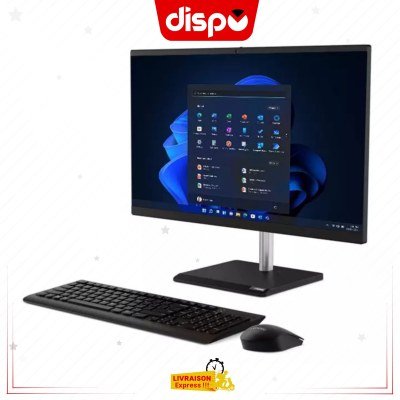 Ordinateur Tout-en-un Lenovo V50A-24″ Intel Core -10100TT 8 Go de Ram HDD 1To