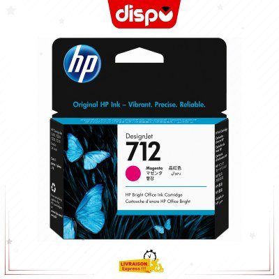 Cartouche d'Encre HP 712 Magenta Originale (3ED68A)