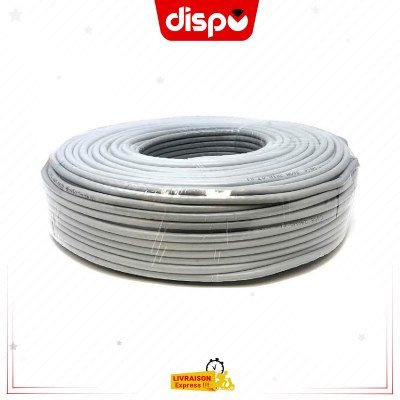 Rouleau Câble Réseau Ethernet RJ45 Ad Link FTP Cat 6 100m