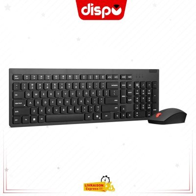 Combo Clavier et Souris Lenovo MK 860 Essential Gen 2, nano-USB sans fil 2,4 GHz