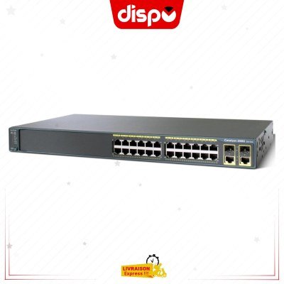Switch Cisco Catalyst 2960-24TC-L 24 ports 1 GbE + 4 ports 1 Gb SFP