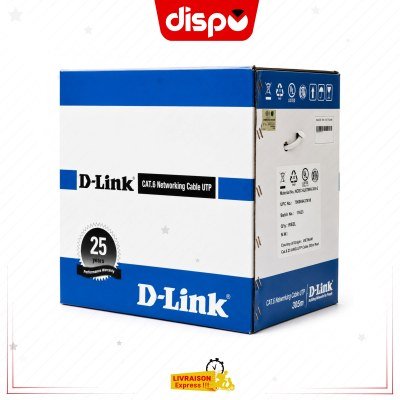 Rouleau câble réseau RJ45 D-Link UTP Cat.6 305 m