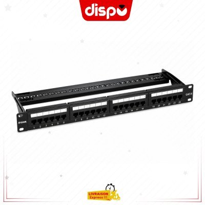 Panneau de Brassage D-Link 24 Ports Cat6
