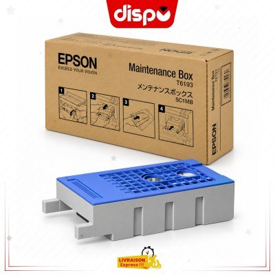 Boîte de Maintenance Epson T6193 (C13T619300 / SC1MB) – Pour SureColor SC-T3000, T5000, T7000, P10000