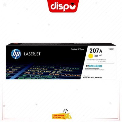 Cartouche de Toner HP 207A Jaune LaserJet