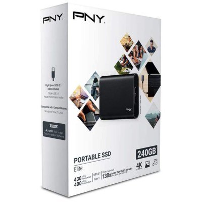 Pny Disque Dur Externe SSD 240 Go CS1050 Elite