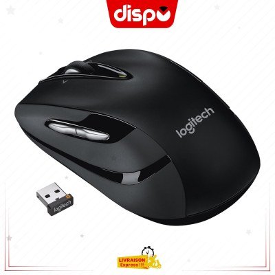 Souris Sans Fil Logitech M545, 2,4 GHz avec Récepteur USB –Noir