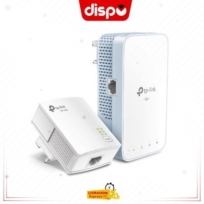 Répéteur TP-Link Kit TL-WPA7517_ Répéteur Wi-Fi CPL AV1000 + AC1200