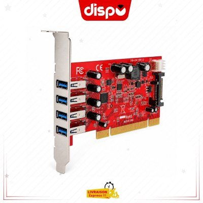 Carte Contrôleur PCI Express CONRAD 4 Ports USB 3.0 : Boostez les connexions de votre PC