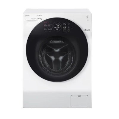 Laveuse-sécheuse LG TrueSteam™ FH6G1BCH2N 12/8 kg 1 600 tours - Blanc