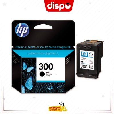 Cartouche d'Encre HP 300 Noir Originale (CC640EE)