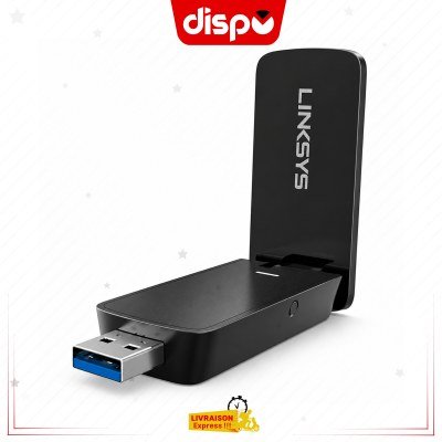Adaptateur Linksys AC1200 WUSB6400M Wi-Fi USB – Dual-Band MU-MIMO