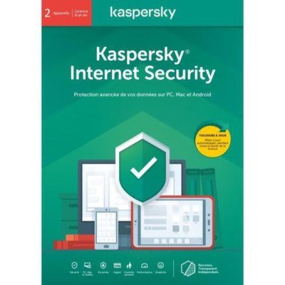 Kaspersky Antivirus Internet Security 2 poste Protection 2023