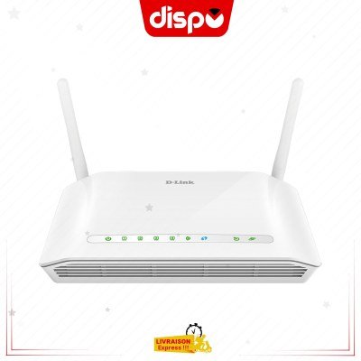 Modem Routeur D-Link N300 ADSL2+ DSL-2745 Sans Fil