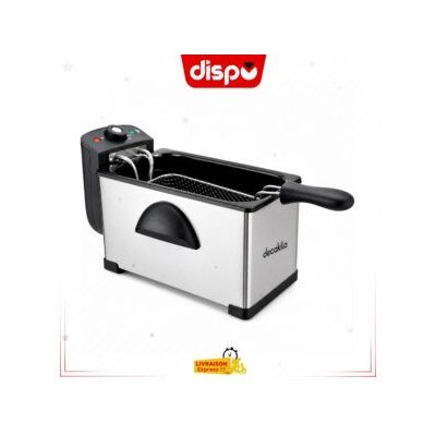 Friteuse à air 6L avec écran tactile LED 2400 W Noir