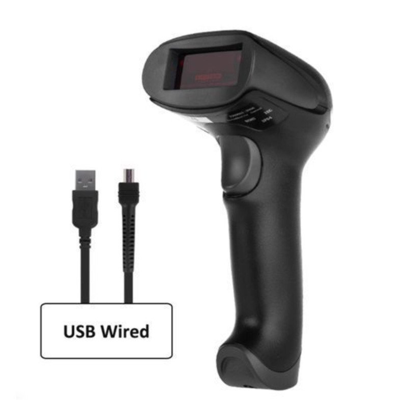 Lecteur de Code-Barres Portable Netum F6-1D Laser Sans Fil 2.4G Hz