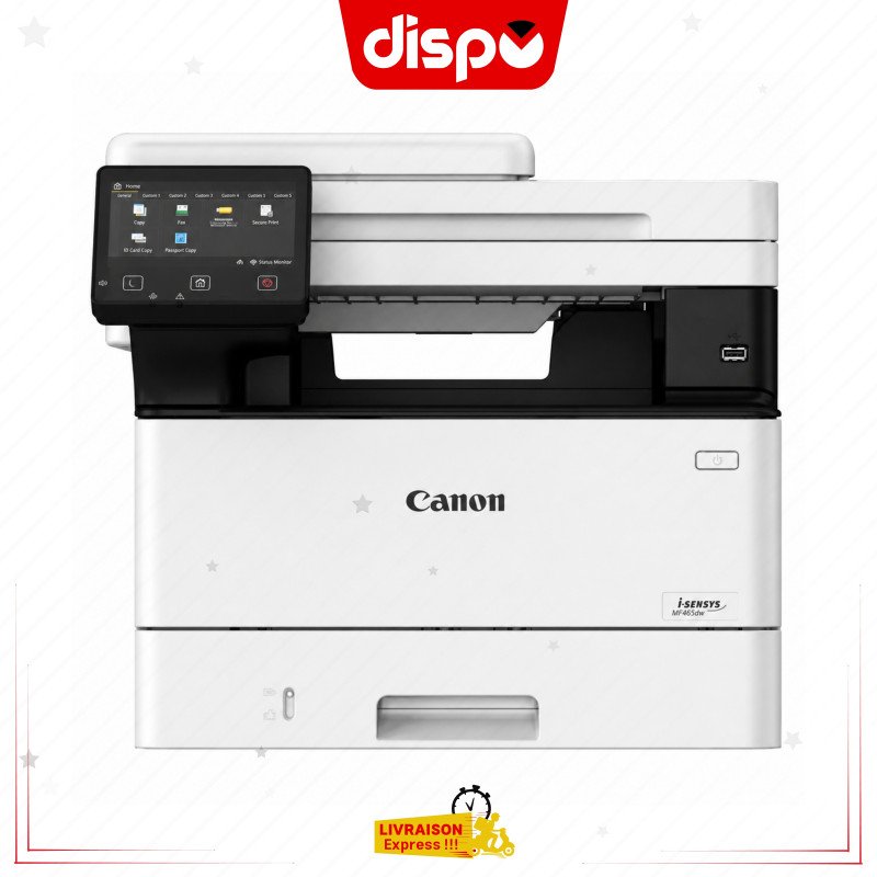 Imprimante Canon i-SENSYS MF465dw Monochrome Wi-Fi Multifonction