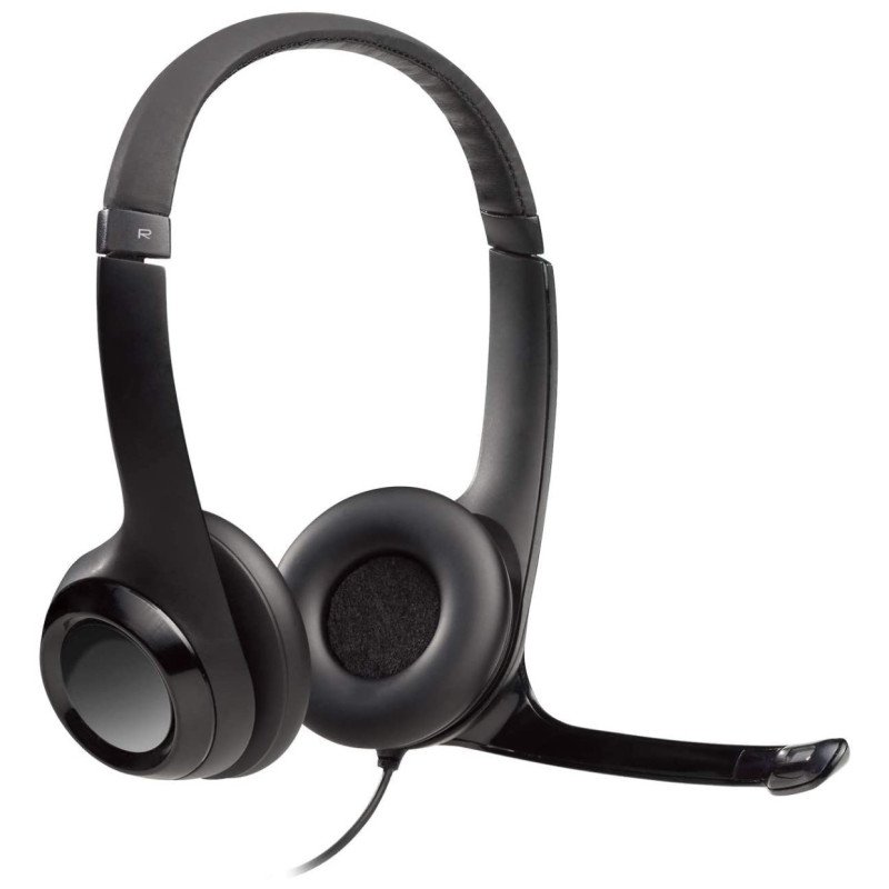 Logitech Casque logitech USB avec microphone H390 – Noir
