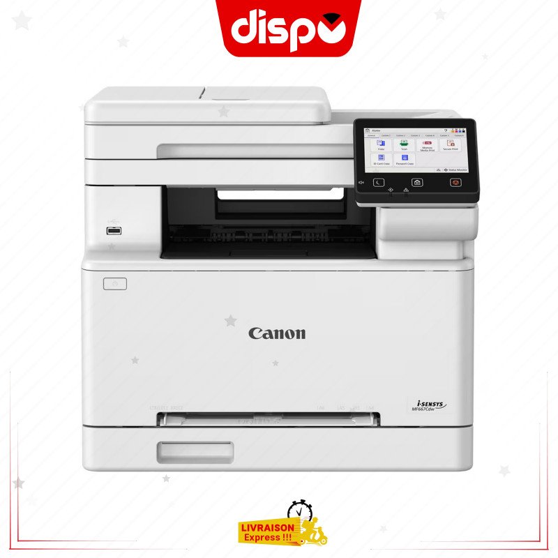 Imprimante Canon i-SENSYS MF667Cdw Multifonction Couleur Wi-Fi