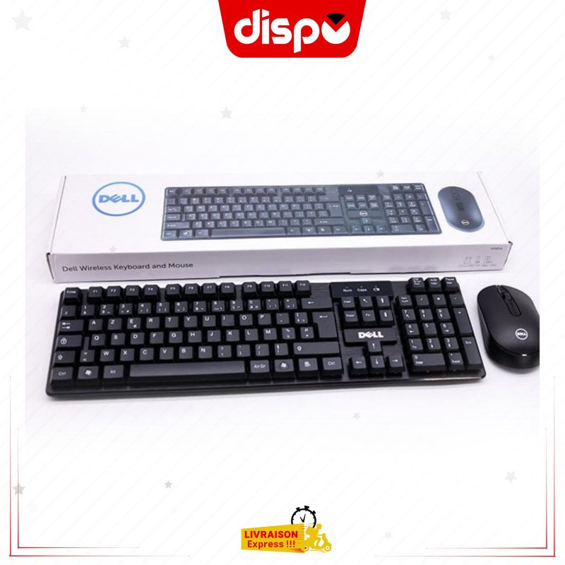 Combo Clavier et Souris Dell KM-816 Sans Fil