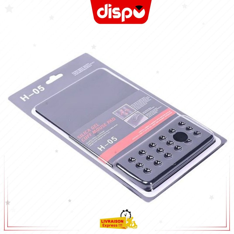 Tapis de souris H-05 manchette en gel de silice