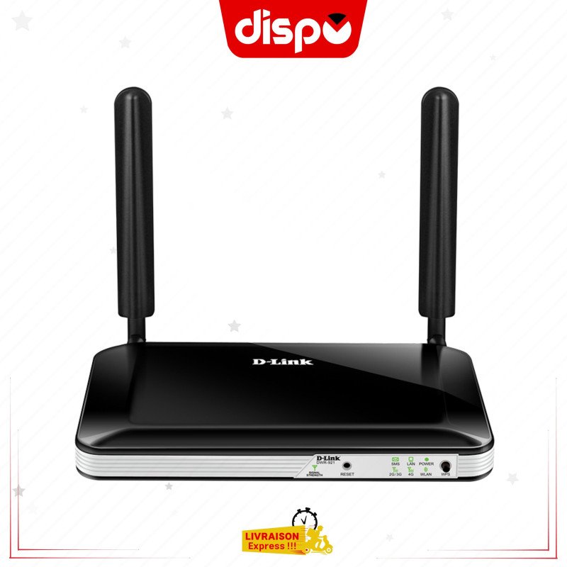 Routeur D-Link DWR-921 — Routeur sans Fil 4G LTE Wireless N150