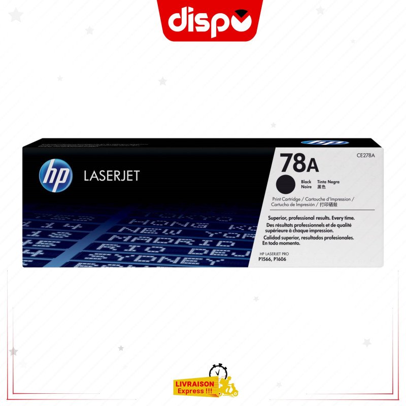 Cartouche de Toner HP 78A Noir LaserJet