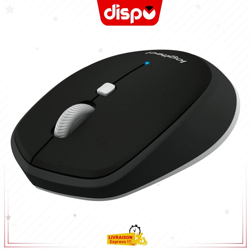 Souris Sans Fil Logitech M535, souris Bluetooth 1000 DPI Ambidextre –Noir