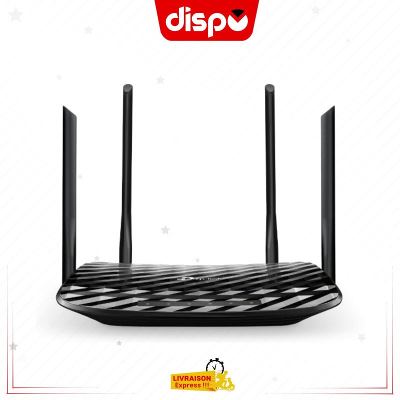 Routeur TP-Link AC1200 Wi-Fi AC MU-MIMO Gigabit Archer C6 : Un Routeur Taillé Pour La Performance