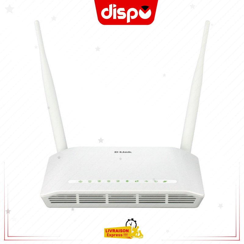 Modem Routeur D-Link DSL-2750U Wireless 300 Mbps
