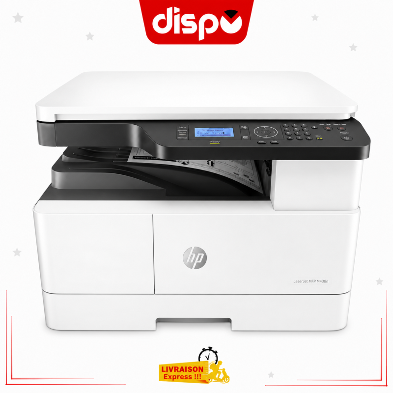 Imprimante Multifonction HP LaserJet MFP M438n Monochrome