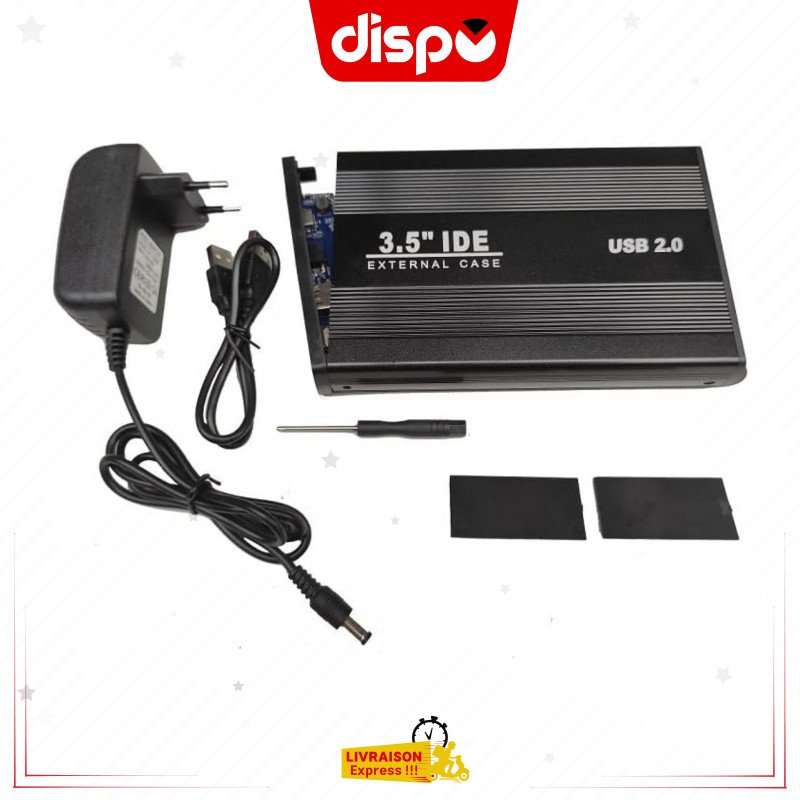 Boitier Externe pour Disque Dur 3.5
