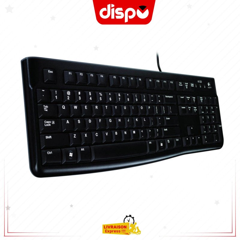 Clavier Filaire Logitech K100 ultraplat