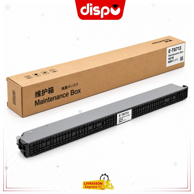 Boîte de Maintenance Compatible Epson T6713 (C13T671300) – Pour WorkForce Enterprise WF-C20590 / WF-C17590