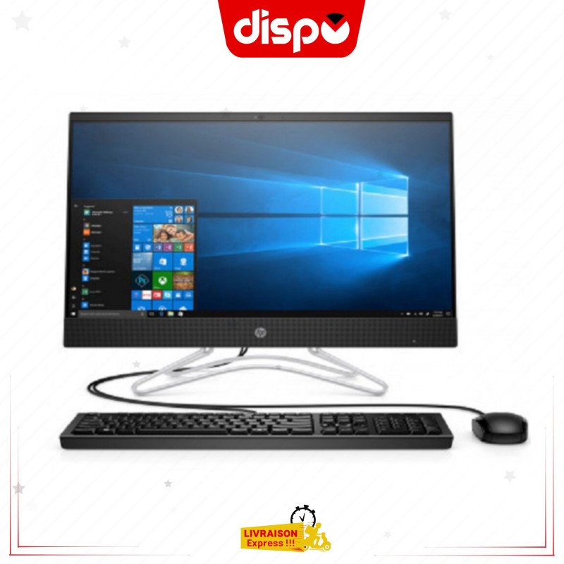 Ordinateur All-in-One HP 24-DF1041NE CORE I5 Ram 8 Go Disque Dur 1TB Ecran 24″