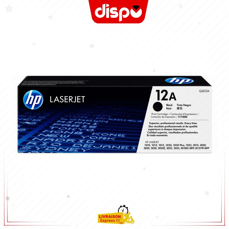Cartouche Toner HP Laser 12A Original