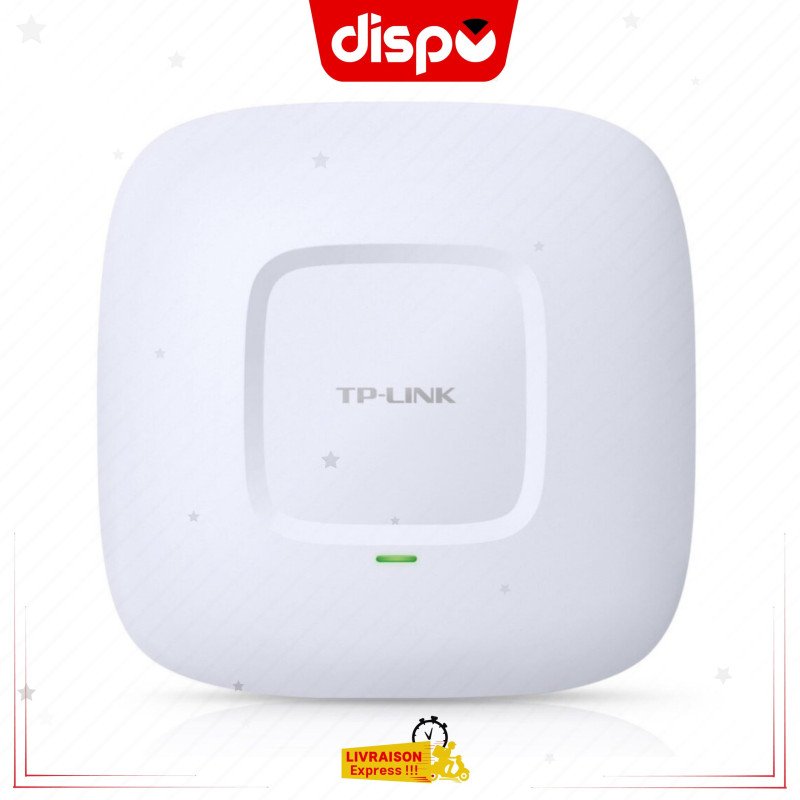 Point D'accès TP-Link EAP220 N600 Sans Fil Double Bande, Montage Plafond, 2,4 GHz 300 Mbit/s