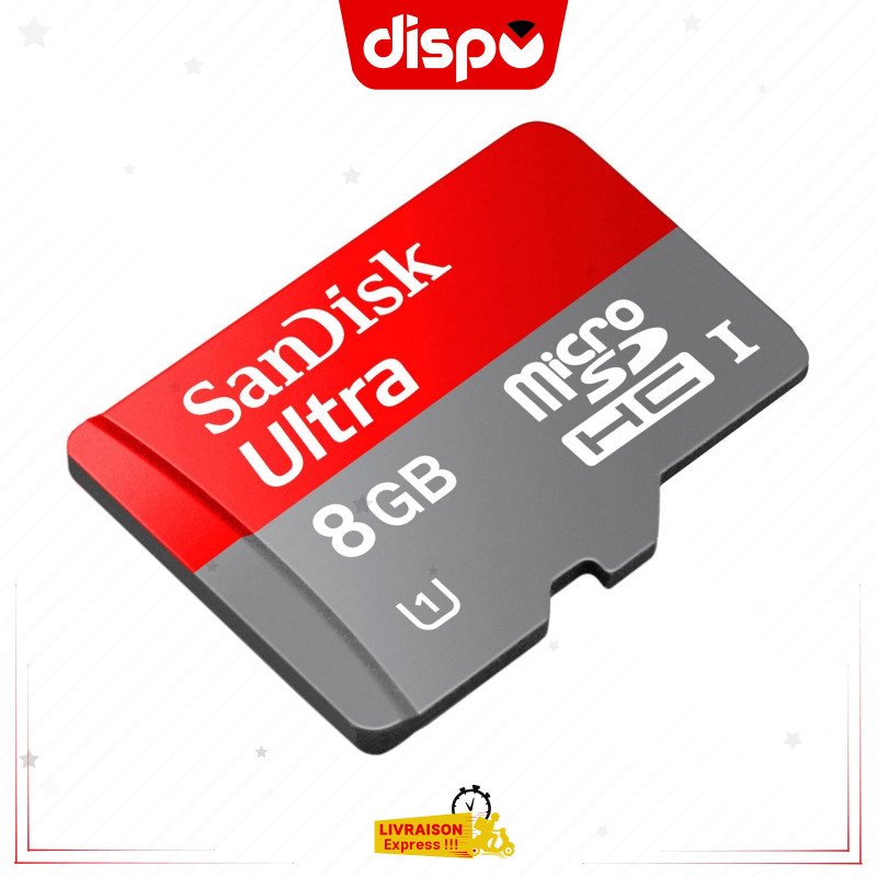Carte mémoire SanDisk Ultra Micro SDHC 8GB