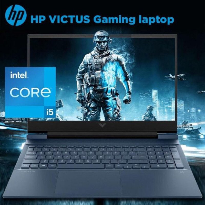 Hewlett Packard Pc portable Gaming HP Victus - Intel Core i5 - 8 Go RAM - 512 Go SSD - RTX 3050